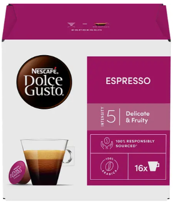 Кава в капсулах NESCAFE Dolce Gusto Espresso 16 шт. 88 г